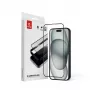 Screen protector tempered glass Crong 9H Full Glue for iPhone 16/15