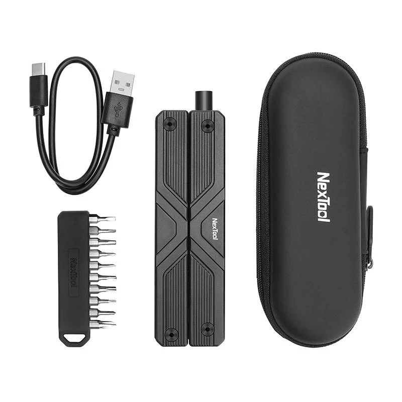 Multitool electric screwdriver Nextool GEMINI NE20213, 13-in-1, 3 N·m torque, USB-C rechargeable, stainless steel blade