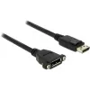 DisplayPort Cable DeLOCK 85114 1m M-F Black