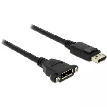 DisplayPort Cable DeLOCK 85114 1m M-F Black