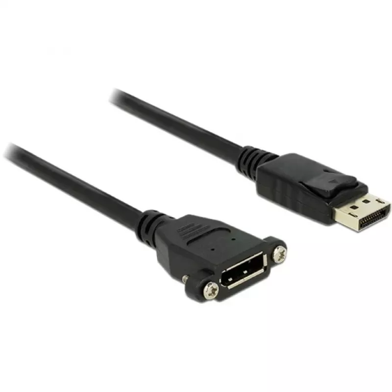 DisplayPort Cable DeLOCK 85114 1m M-F Black