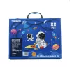 Art painting set Extralink Blue Astronaut — 88 pieces (paints, brushes, accessories)