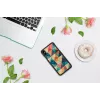Phone case iKins for iPhone XS Max — mosaic pattern, black