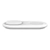 Belkin WIZ021VFWH - 2-in-1 wireless charging pad with Qi2 technology 15 W, white