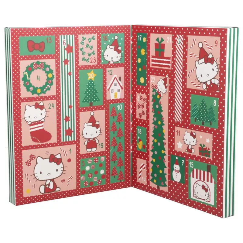 Advent calendar Paladone Hello Kitty Stationery 24-day set with daily stationery gifts