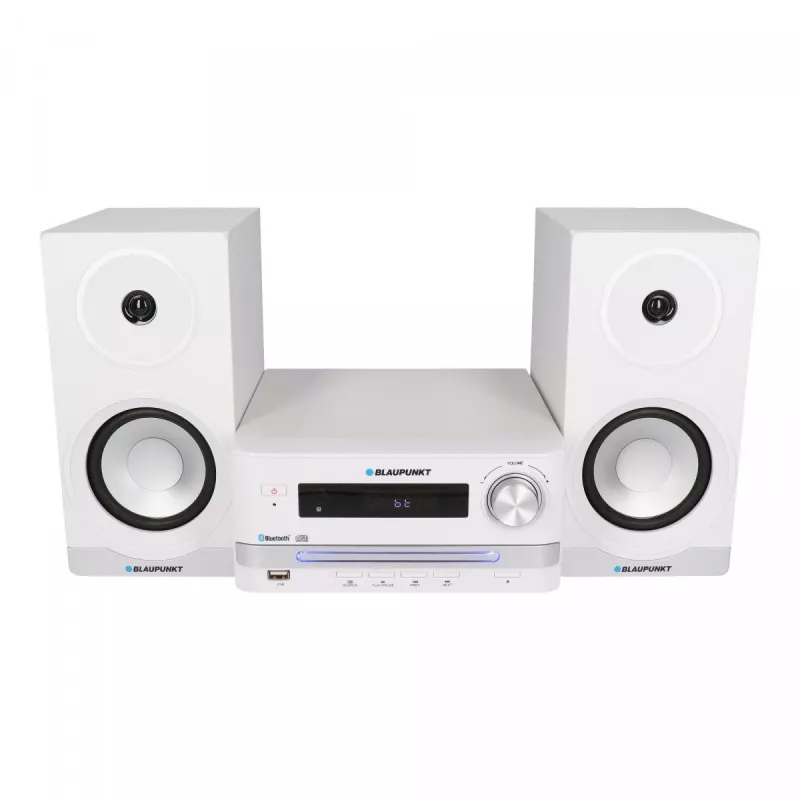 Home audio micro system BLAUPUNKT MS16BT 15 W, CD/USB/MP3, Bluetooth, FM RDS, White