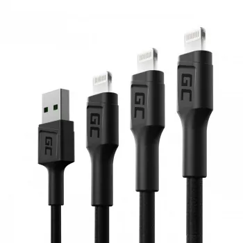Lightning Cable Set Green Cell KABGCSET04 30cm 120cm 200cm
