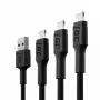 Lightning Cable Set Green Cell KABGCSET04 30cm 120cm 200cm