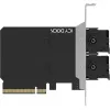 PCIe adapter card icybox MB312M4P-B — 2× M.2 NVMe to PCIe 4.0 x8 (bifurcation)