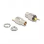 DeLOCK Connector DC 5.5 x 2.5 mm female bulkhead soldering version 20 V 15 A