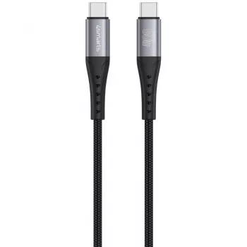 USB cable 4smarts 541454 1.5m USB C Black