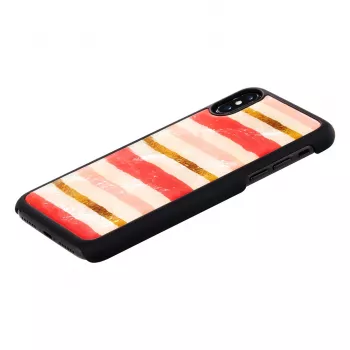 Smartphone case iKins for iPhone XS / iPhone XS Max Short Cake Black protective cover