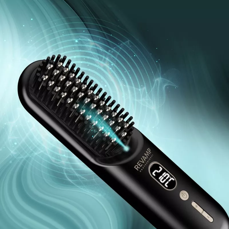 Revamp BR-1950 Straight & Go cordless ionic hot brush