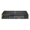 HPE Aruba Networking 6100 12G Class4 PoE 2G/2SFP+ 139W Managed L3 Gigabit Ethernet (10/100/1000) Power over Ethernet (PoE) 1U Black