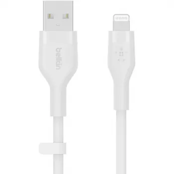 Cable Belkin Cbl Scicone USB-A LTG 2M blc White USB A USB C Lightning