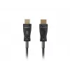 HDMI CABLE M/M V2.1 80M 8K BLACK OPTICAL AOC LANBERG