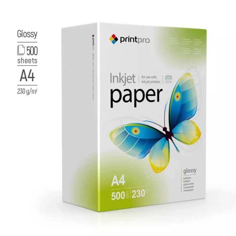 Photo paper ColorWay PrintPro PGE230500A4 230 g/m², A4, 500 sheets