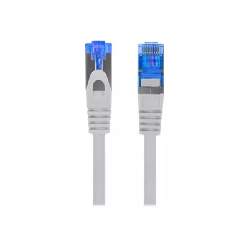 Network cable LANBERG Cat6a S/FTP PCF6A-10CC-0300-S RJ-45 3 m Grey, LSZH, 500 MHz, CCA, Ø6 mm