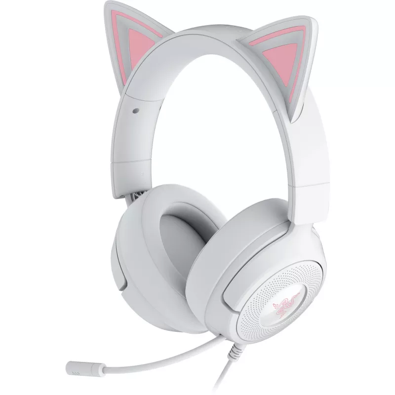 Headset Razer Kraken Kitty V3 X — gaming headset with RGB lighting, lightweight design, built-in microphone