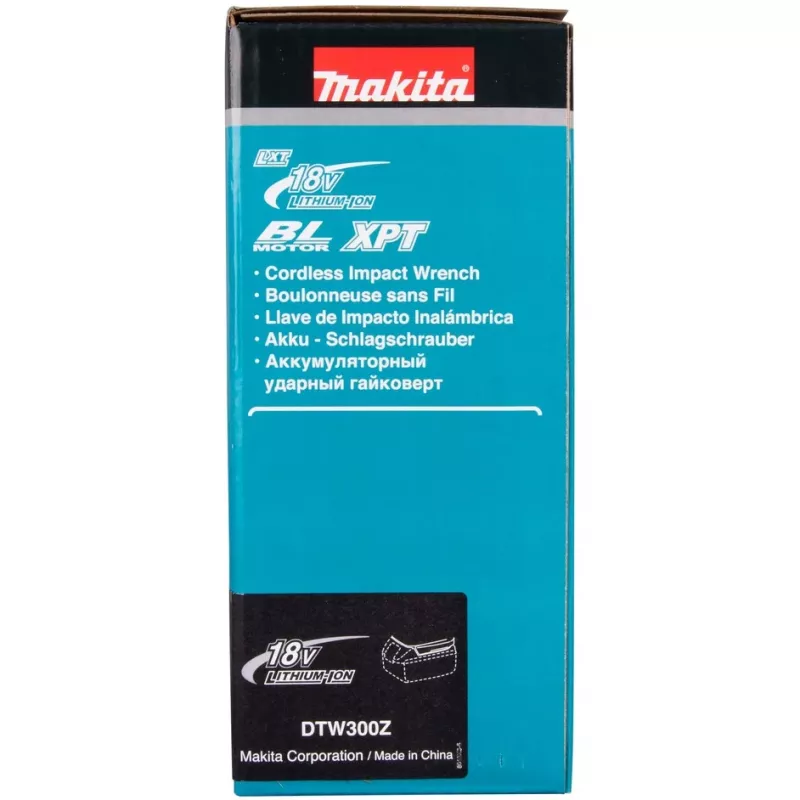 Makita DTW300Z power screwdriver/impact driver 3200 RPM Black, Blue