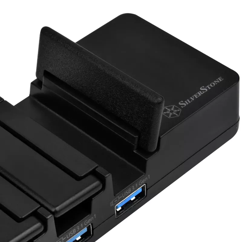 USB 3.1 Gen 1 Desktop Hub SILVERSTONE SST-UC03B-PRO — 7 USB ports
