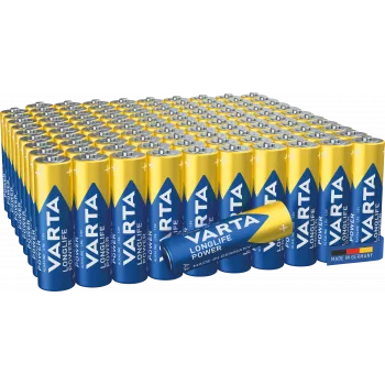 Battery Varta Longlife Power LR06 (AA/Mignon) — 100 pieces
