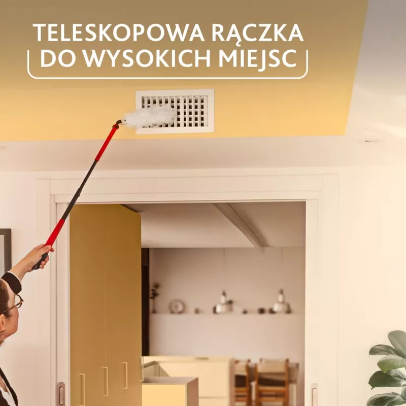 Vileda dustpan with long handle + 1 Flex&Catch refill
