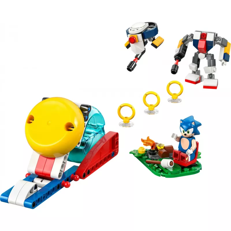 Construction toy LEGO Sonic the Hedgehog 77001 Campfire Showdown playset, 177 pieces, 1 minifigure, age 7+