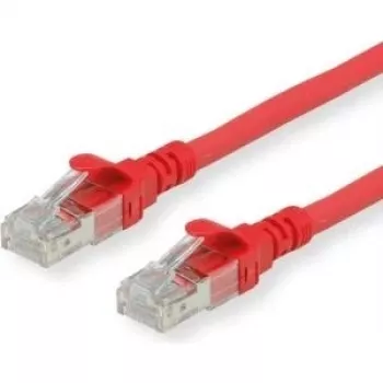 ROLINE - Patch-Cable - RJ-45 (M) to RJ-45 (M) - 5 m - UTP - CAT 6 - Halogen-Free, Moulded, Stranded - Red (21.15.2515)