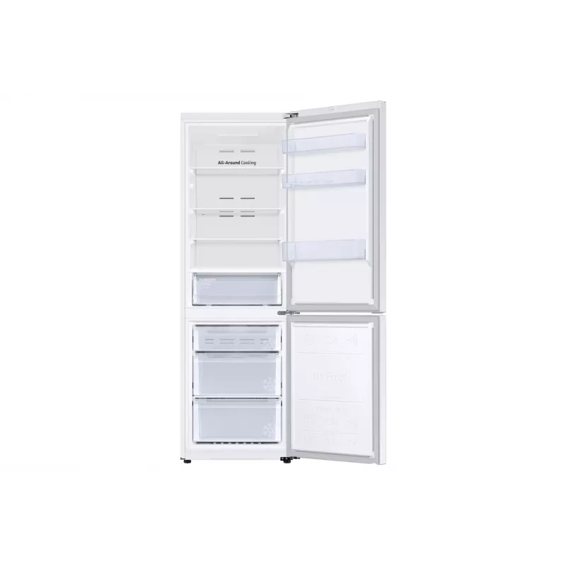 Samsung Refrigerator RB34C670EWW/EF, height 185.3cm, 344l, Energy class E, freezer 114l, fridge 230l