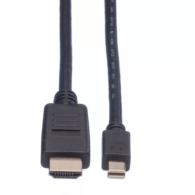 Mini DisplayPort Cable VALUE Mini DP-HDTV M/M 2 m