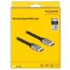 Delock Ultra High Speed HDMI Kabel 48 Gbps 8K 60 Hz grau 2 m zertifiziert