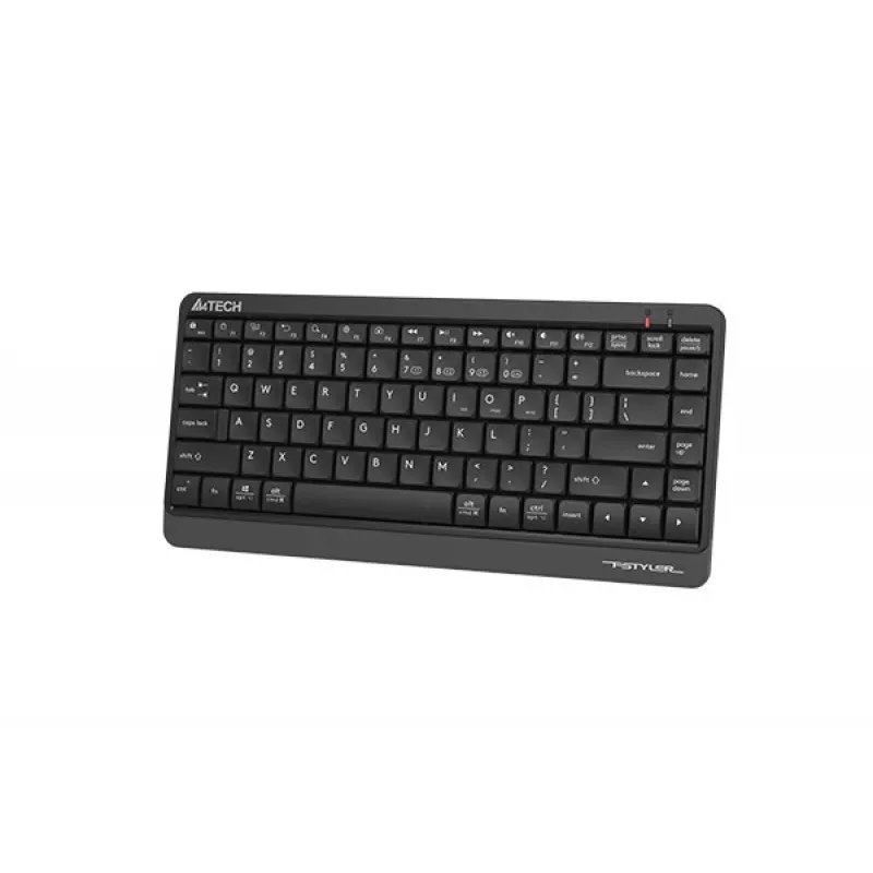 Wireless keyboard A4Tech FSTYLER FBK11 2.4GHz Bluetooth Grey - compact layout, wireless dual-mode