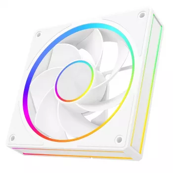 Case fan MODECOM VOLCANO LOOP 120 ARGB Reverse Fan White 120 mm, PWM, 400–1400 RPM