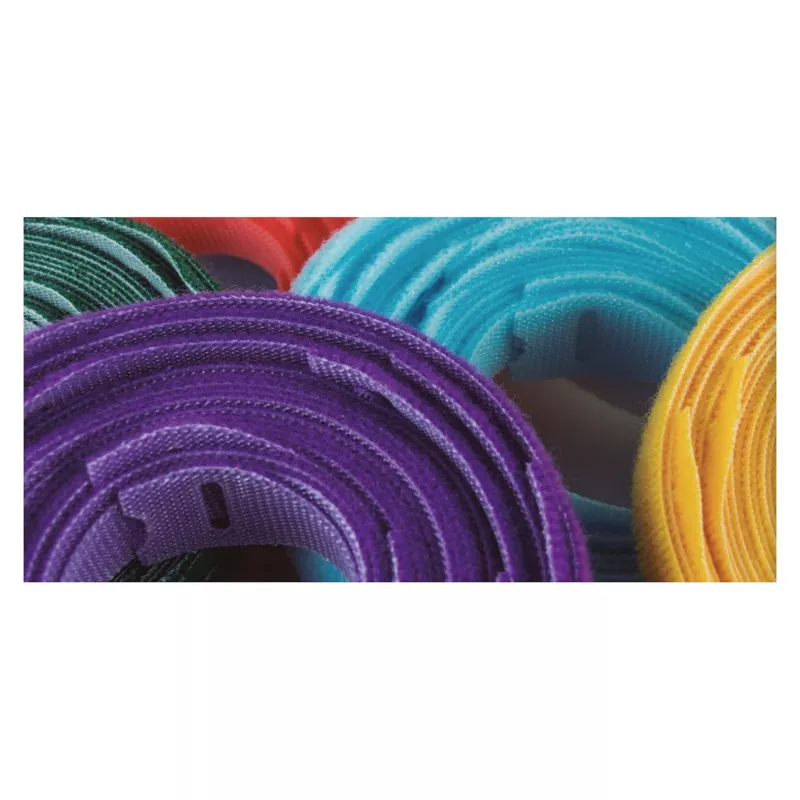 Releasable Velcro ONE-WRAP cable tie Velcro Red 330×20 mm, Polypropylene 25 pcs
