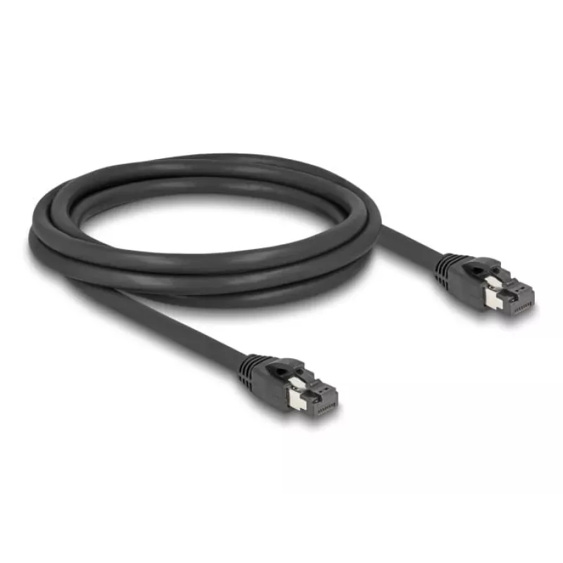 DeLOCK RJ45 Network Cable Cat.8.1 S/FTP 2m 40Gbps Black