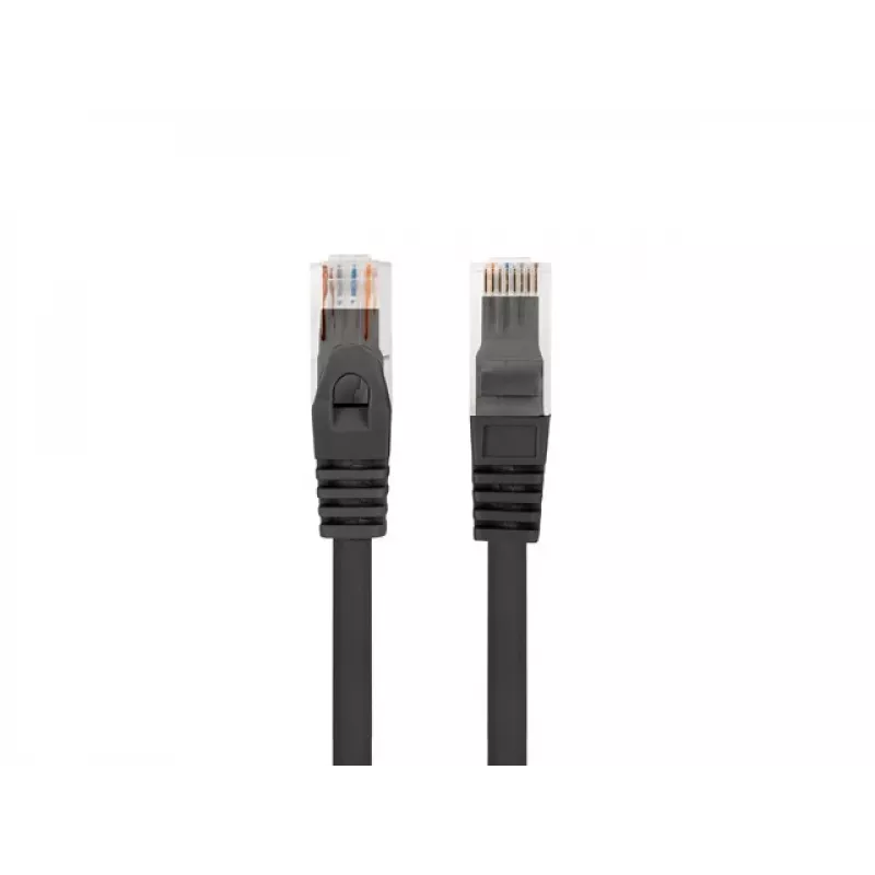 Networking cable LANBERG PCU6-10CU-1000-BK Cat6 U/UTP RJ-45 10 m Black