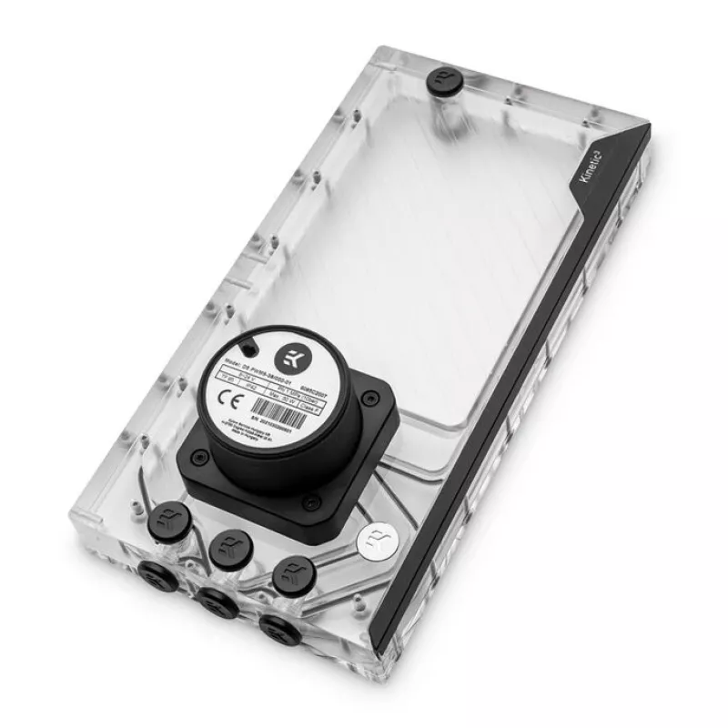 EK Water Blocks EK-Quantum Kinetic3 FLT D5 PWM Reservoir-Pump Combo - 280mm, D-RGB, Acrylic