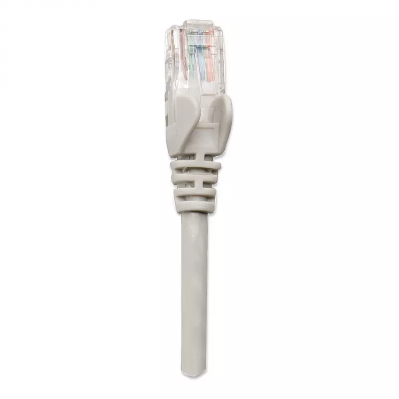 Intellinet Network Patch Cable, Cat6, 2m, Grey, CCA, U/UTP, PVC, RJ45, Gold Plated Contacts, Snagless, Booted, Lifetime Warranty