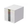 File storage box Durable VARICOLOR Mix 10 Plastic Multicolour White 763027
