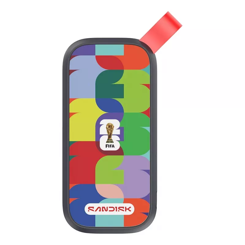SanDisk - FIFA World Cup 2026 Edition - SSD - 1 TB - external (Portable) - USB 3.2 Gen 2 (USB-C Connector) (SDSSDE30F-1T00-G25)