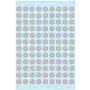 Self-adhesive label HERMA 1838 Grey 540 pcs