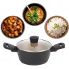 Stockpot Russell Hobbs RH01669BEU7 20 cm, black, stainless-steel interior