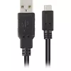 USB 2.0 Cable, USB-A Plug > Micro-USB Plug black, 0.5 Meter, double shielded