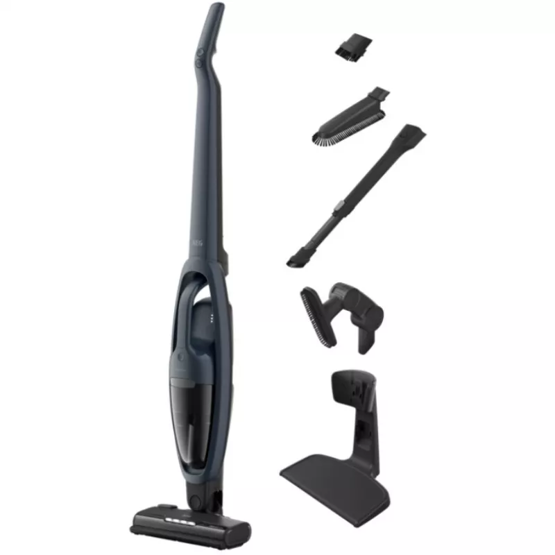 AEG Clean 5000 AS52CB18DB Cordless Stick Vacuum, 0.3 L, Denim Blue