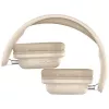 Wireless over-ear headphones DEFENDER EEMOTION B640 BEIGE — binaural, closed acoustic, USB-C, AUX, 20–20000 Hz, 105 dB