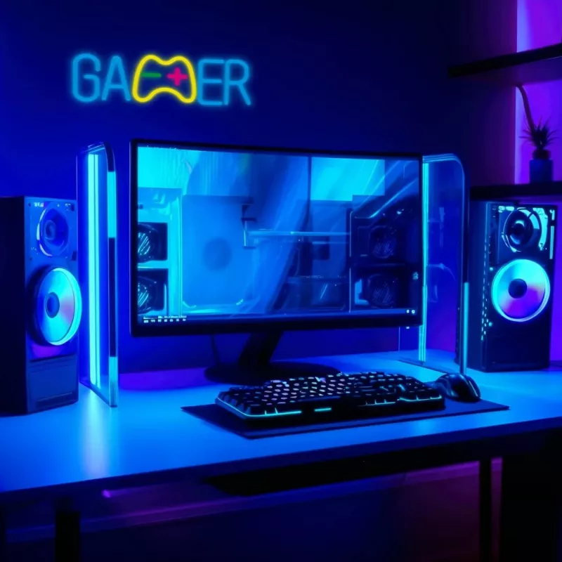 LED Neon Light MANTA SNL62MT GAMER RGB Color Changing - RGB gaming strip light