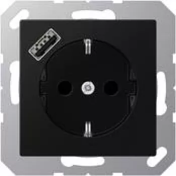 Socket outlet Type F JUNG A1520-18ASWM