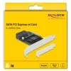 SATA PCI Express x4 Card DeLOCK 5 port Low Profile Form Factor