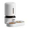 Pet feeder Aptel Granary with double bowl 5L, white